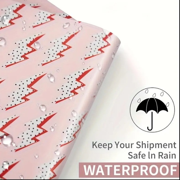 Lightning Poly Mailer’s, Size 10x13, Pack of 25 - Picture 3 of 7